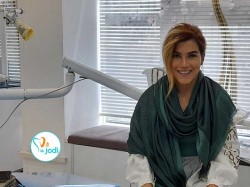 فیلم رضایتمندی بیمار روکش دندان از کانادا خانم روژین امانی